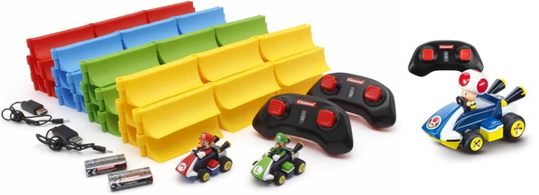 【送料無料】　KYOSHO EGG ミニ マリオカート R/C コレクション テーブルトップ GO！GO！レーシングセット+キノピオ セット