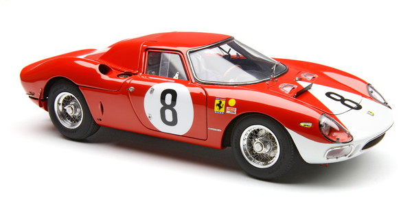 【貨物輸送無料】 CMC 1/18 フェラーリ 250 LM 1964年 ランス12第四次元スピード競技 #8 Surtees/Bandini 車台電話番号5909 遣っ付ける品ダイキャストミニカー M262