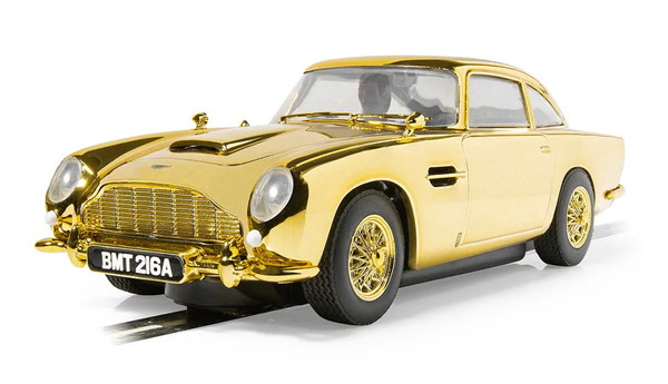 【送料無料】 Scalextric 1/32 アストンマーチン DB5 ボンドカー 007/ゴールドフィンガー 60thアニバーサリー ゴールドエディション スロットカー 完成品 C4550A|トイスタジアム1号店