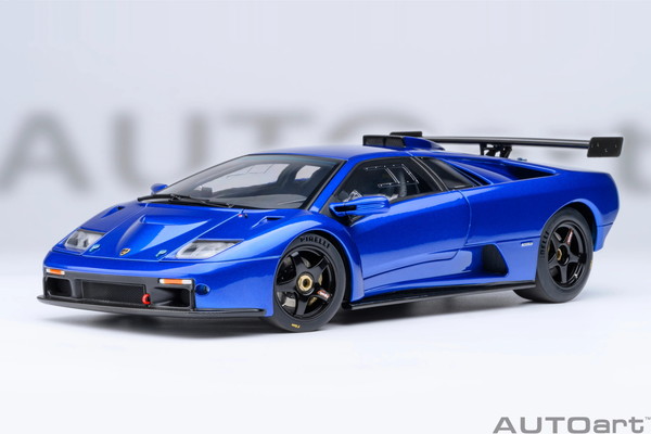 【送料無料】　AUTOart 1/18 ランボルギーニ ディアブロ GTR メタリック・ブルー 完成品ミニカー 79135