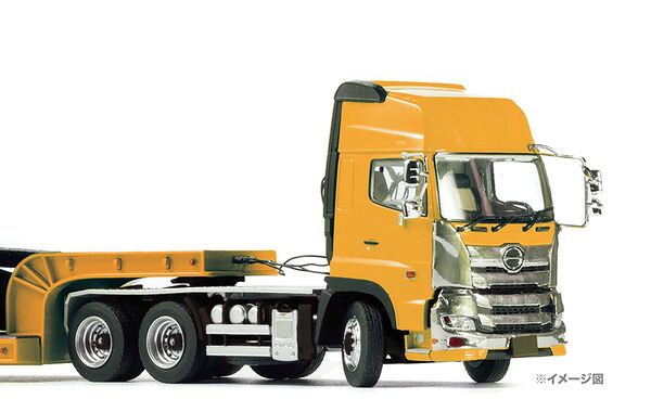【送料無料】　プラッツ 1/50 日野プロフィアSS 6×4 ハイルーフ イエロー 現行モデル 完成品 KK1300SSYL