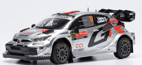4月以降発売予定 【送料無料】　IXO MODELS 1/43 トヨタ GR ヤリス ラリー1 2025年 ラリーポルトガル 優勝 #17 S.Ogier/V.Landais 完成品ダイキャストミニカー RAM1002A
