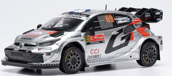 4月以降発売予定 【送料無料】　IXO MODELS 1/43 トヨタ GR ヤリス ラリー1 2025年 ラリーポルトガル #69 K.Rovanpera/J.Halttunen 完成品ダイキャストミニカー RAM1002B
