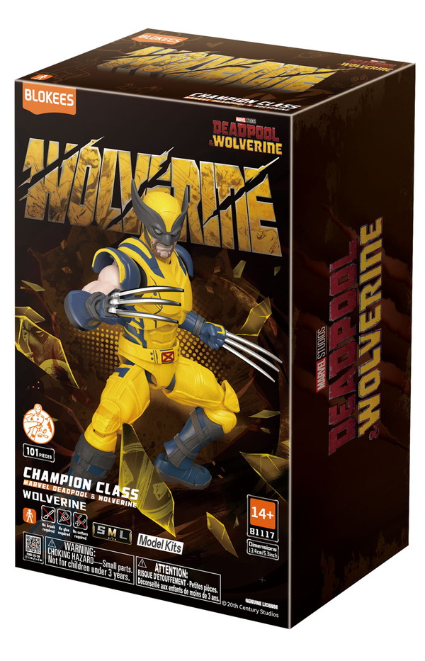 2026年1月以降発売予定 【送料無料】　童友社 MARVEL ウルヴァリン CHAMPION CLASSシリーズ 塗装済プラモデル画像