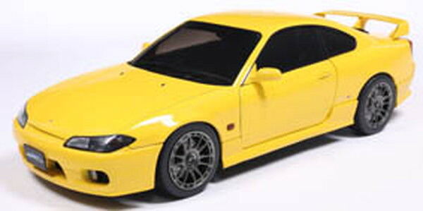 【貨物輸送無料】 SOLIDO 1/18 日産 シルビア S15 規格 R エアロ 1999 (黄色) 切り上げる品ダイキャストミニカー S1812206