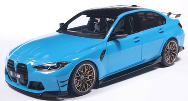 【貨物輸送無料】 SOLIDO 1/18 BMW M3 演奏 部分品 2024 (青色) 切り上げる品ダイキャストミニカー S1814303