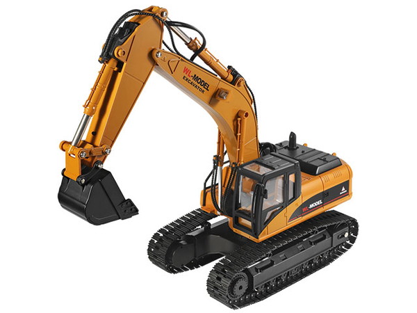 【送料無料】　HiTEC WLtoys 1/16スケール WL-MODEL 油圧ショベル RTRセット 日本語説明書付 完成品電動R/C 16800