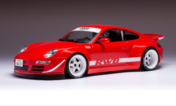 【貨物輸送無料】 IXO MODELS 1/18 RWB 997 赤いこと 為し終わる品ダイキャストミニカー 18CMC168 おもちゃ-乗り物のおもちゃ