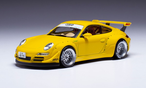 【送料無料】　IXO MODELS 1/43 RWB 997 イエロー 完成品ダイキャストミニカー MOC337