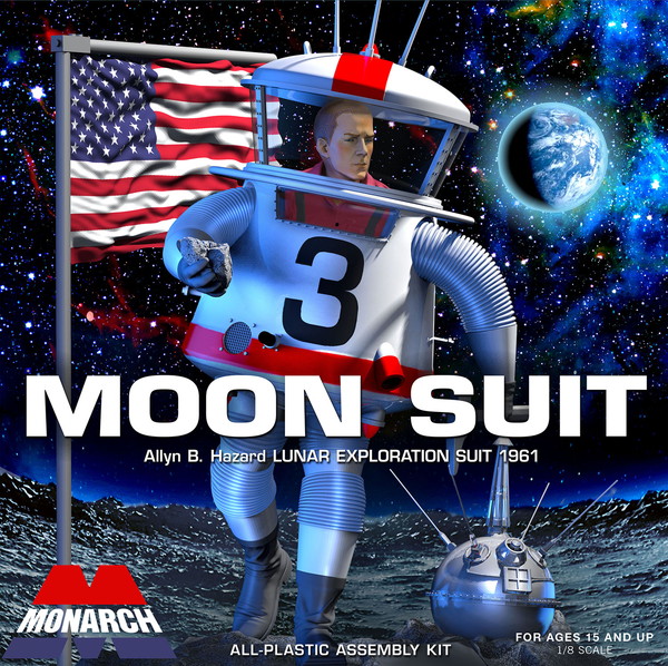 【送料無料】　モナーク 1/8 ムーンスーツ "世界最初の月面探査宇宙服" プラモデル MON801｜トイスタジアム1号店