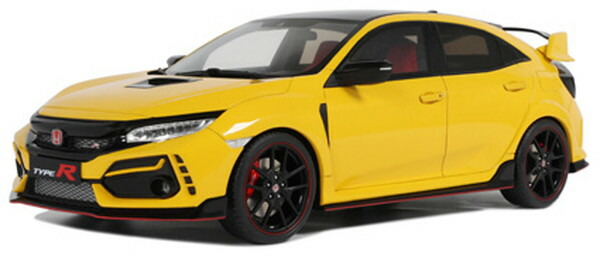 【5月発売予定】 【送料無料】 OttO mobile 1/18 ホンダ シビック タイプR (FK8) ユーロスペック 2020 (イエロー) 完成品ミニカー OTM1111