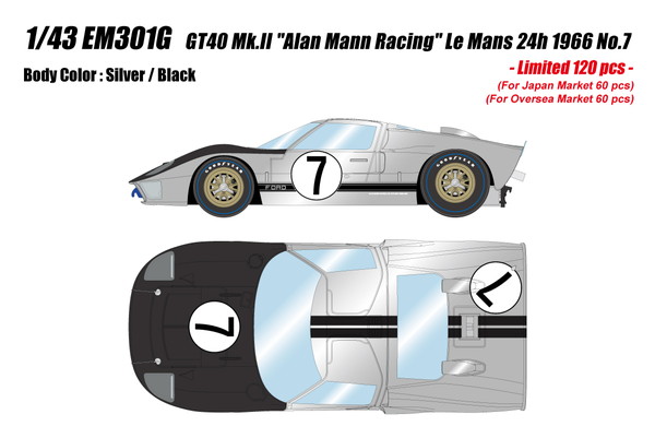 【8月発売予定】　【送料無料】　EIDOLON 1/43 GT40 Mk.2 \