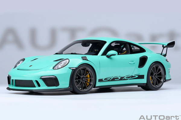 【6月下旬発売予定を組む】 【貨物輸送無料】 AUTOart 1/18 ポルシェ 911 (991.2) GT3 RS ペパーミント緑であること 研ぎ澄ます品ミニカー 78181