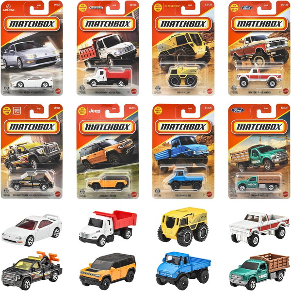 【7月25日発売予定を組む】 【貨物輸送無料】 擦り付け木ボックス席(MATCHBOX) 第一義的鉄道車両 アソート 24台書き割り 30782-987H
