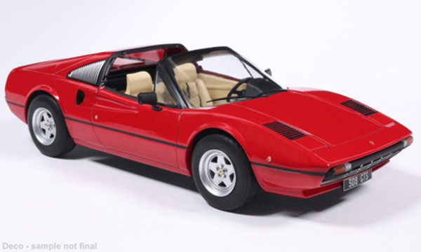 【9月発売予定を組む】 【貨物輸送無料】 MCG 1/18 フェラーリ 308 GTS 1977 赤いこと 遣っ付ける品ダイキャストミニカー MCG18171