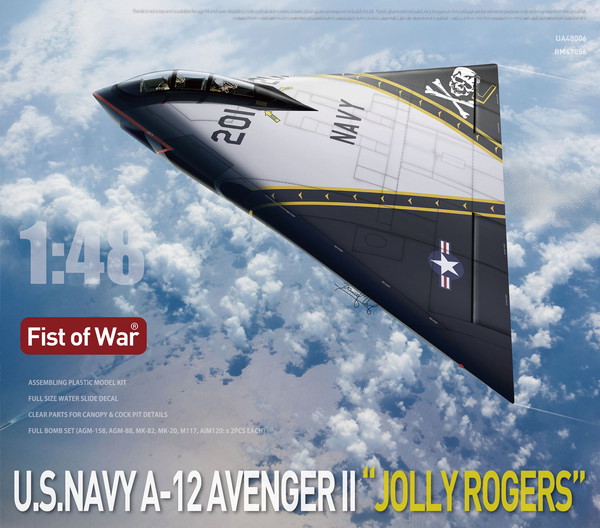 【7月発売予定を組む】 【貨物輸送無料】 ロケットモデルズ 1/48 亜米利加米国海軍 A-12 アベンジャーII \
