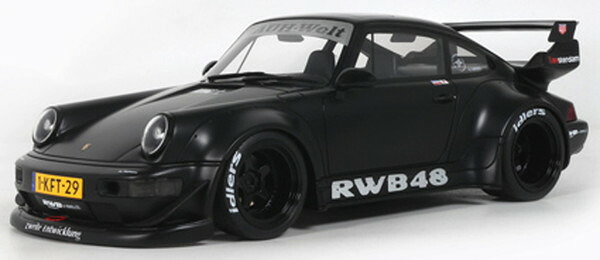 【2027年2月発売予定】 【送料無料】 GT SPIRIT 1/18 RWB BLACK 2013 (マットブラック) 完成品ミニカー GTS593|トイスタジアム1号店