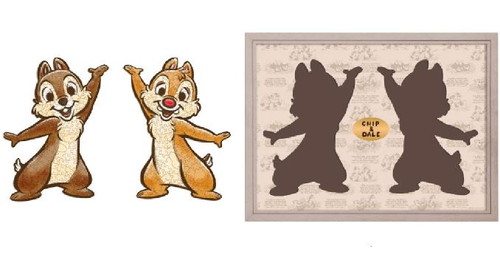【送料無料】　ジグソーパズル Silhouette Memory ‐チップ＆デール‐セット ジグソーパズルシルエット