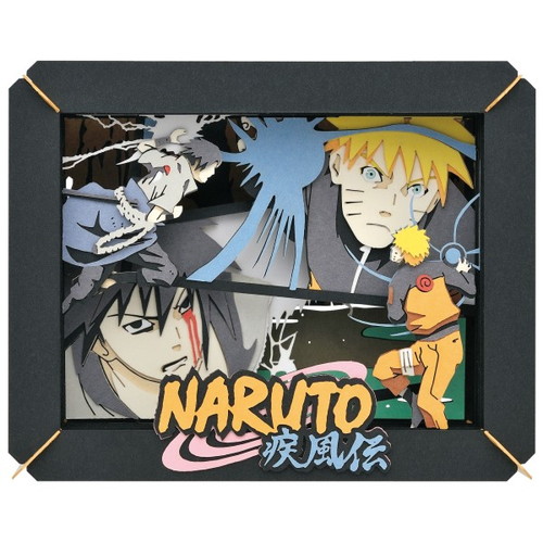【ネコポス送料無料】　ペーパーシアター NARUTO-ナルト-疾風伝 ナルト VS サスケ PT-125X画像