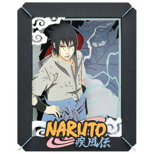 【ネコポス送料無料】　ペーパーシアター NARUTO-ナルト-疾風伝 うちはサスケ PT-165X画像