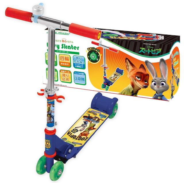【送料無料】　イージースケーター ズートピア　(おもちゃ スポーツ アウトドア キックボード 3歳以上)画像