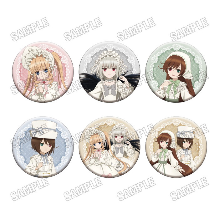 5月発売予定　【送料無料】　TVアニメ「ローゼンメイデン」 描き下ろし缶バッジコレクション 6個入りBOX 【1BOXで全6種揃います】画像