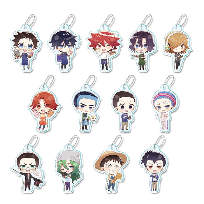 5月下旬発売予定　【送料無料】　弱虫ペダル LIMIT BREAK ぷちちょこトレーディングアクリルキーホルダー 【A】お仕事チャレンジ！ver. 13個入りBOX 全13種画像