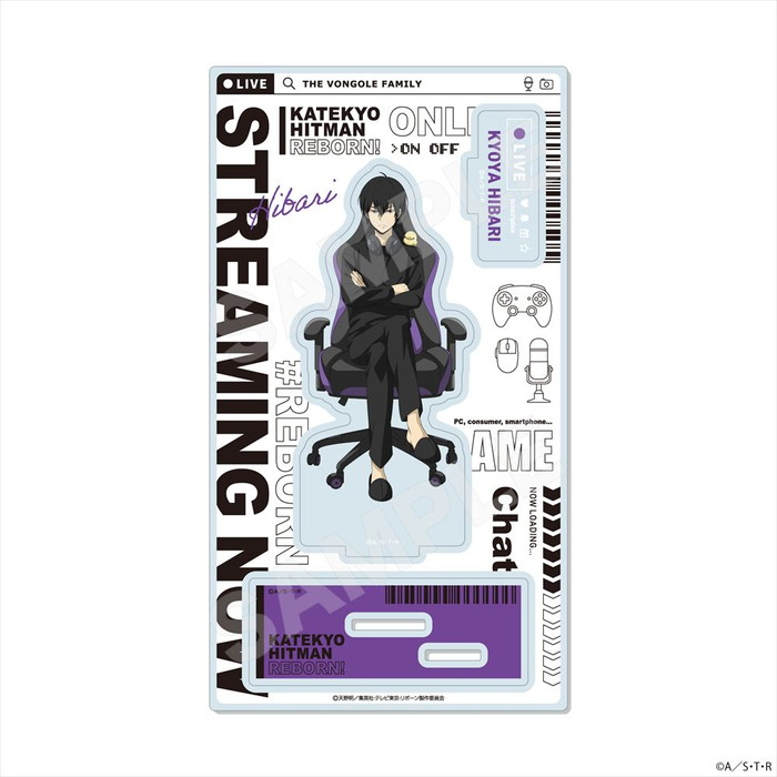 5月発売予定　【ネコポス送料無料】　家庭教師ヒットマンREBORN！ ゲーム配信者風ver. ジオラマアクリル 04 雲雀恭弥画像