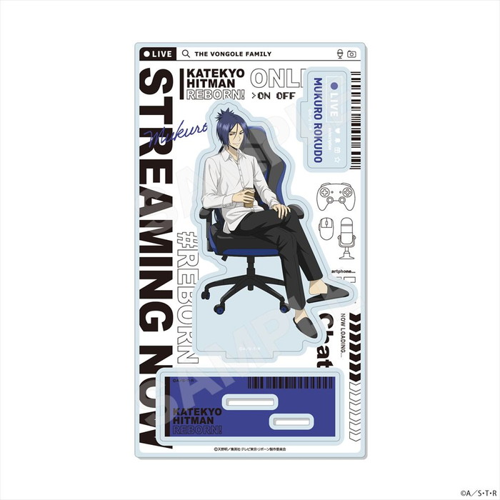 5月発売予定　【ネコポス送料無料】　家庭教師ヒットマンREBORN！ ゲーム配信者風ver. ジオラマアクリル 05 六道骸画像