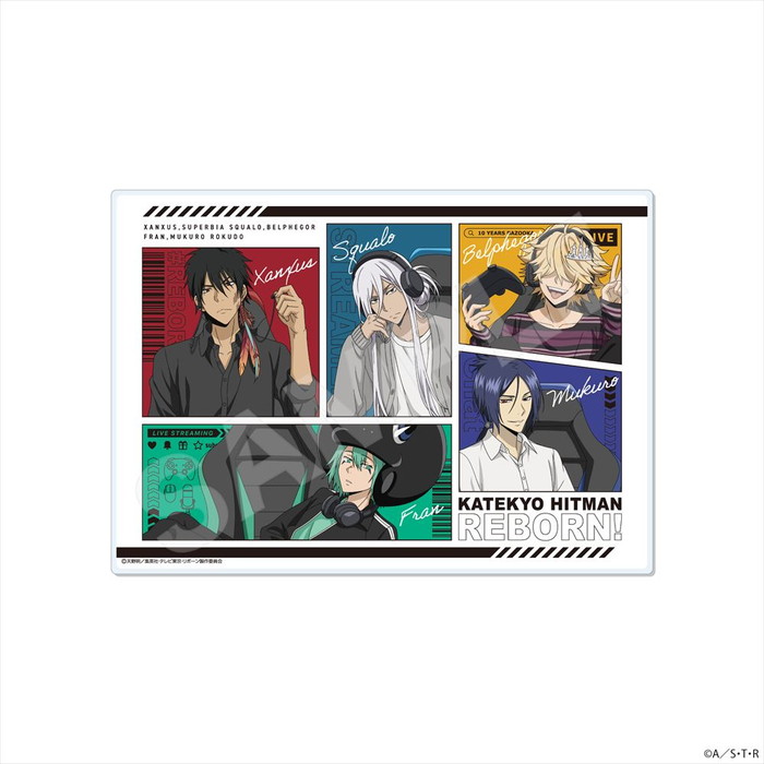 5月発売予定　【ネコポス送料無料】　家庭教師ヒットマンREBORN！ ゲーム配信者風ver. アクリルボード 02 B画像