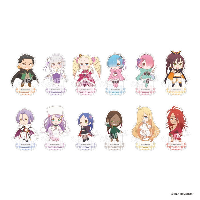 7月発売予定　【送料無料】　「Re:ゼロから始める異世界生活」4th season トレーディングミニキャラアクリルスタンドフィギュア 12個入りBOX 【1BOXで全12種揃います】