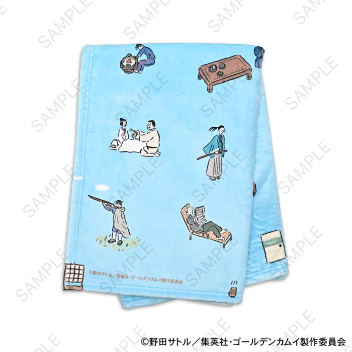 7月下旬発売予定　【送料無料】　ゴールデンカムイ　鬼頭祈コラボ　ビッグブランケットB（土方一派）