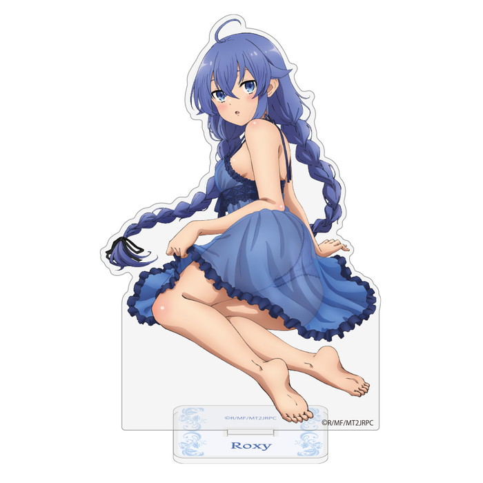 【ネコポス送料無料】　無職転生II 〜異世界行ったら本気だす〜 描き下ろし ロキシー アクリルスタンド ベビードールVer.画像