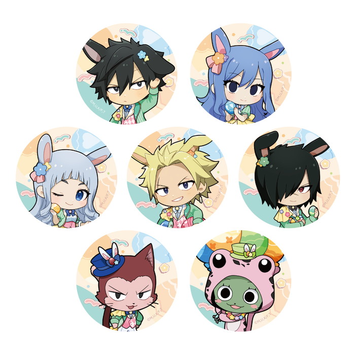 10月発売予定　【送料無料】　FAIRY TAIL 100年クエスト トレーディング缶バッジBOX（イースター/ver.B） 7個入りBOX 全7種画像