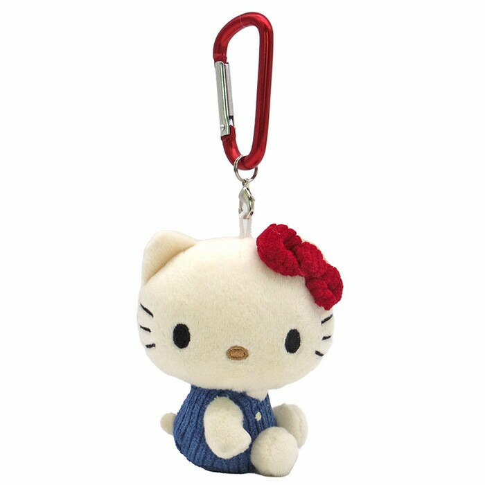 10月再販予定　【送料無料】　サンリオキャラクターズ ハローキティ クラシック カラビナMC ぬいぐるみマスコット 高さ約8cm 189820-23画像