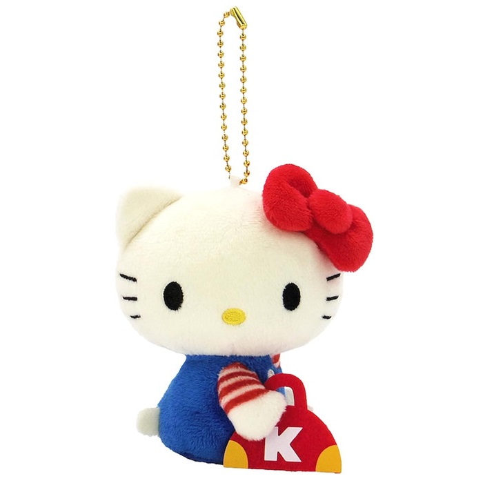 10月発売予定　【送料無料】　サンリオキャラクターズ ハローキティ クラシック MC バッグ ぬいぐるみマスコット 高さ約10.5cm 217318-25画像
