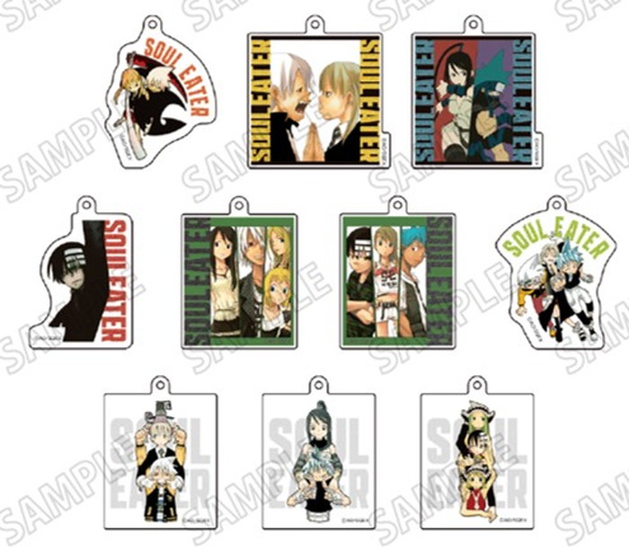 10月発売予定　【送料無料】　「ソウルイーター」 アクリルキーホルダーコレクション 10個入りBOX 【1BOXで全10種揃います】画像