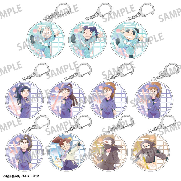 10月発売予定　【送料無料】　忍たま乱太郎 トレーディングアクリルキーホルダー カミアニTOUCH3 11個入りBOX 全11種画像