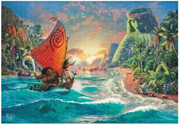 【送料無料】　ジグソーパズル 1000ピース Moana モアナと伝説の海 51.2×73.7cm DS-1000-778画像