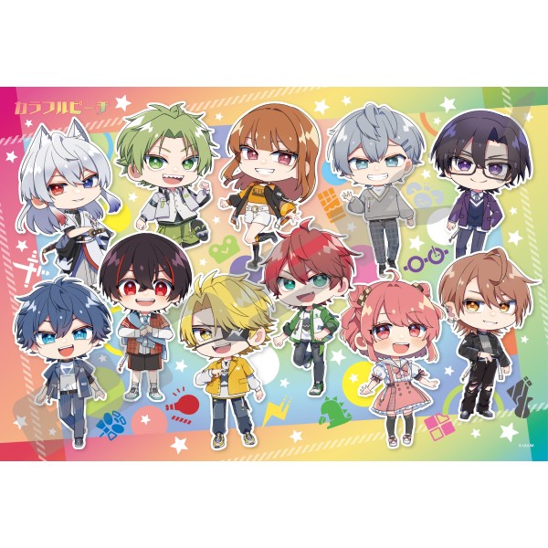 楽天市場】【送料無料】 カラフルピーチ ジグソーパズル108ラージ