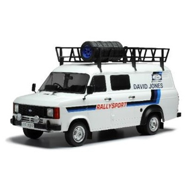 【送料無料】　IXO MODELS 1/18 フォード トランジット MK II 1979 ラリーアシスタントカー David Jones 完成品ダイキャストミニカー 18RMC033XE