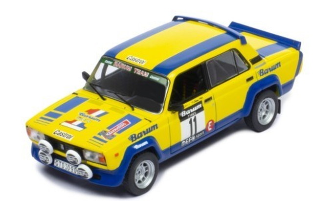 【送料無料】　IXO MODELS 1/43 ラーダ 2105 VFTS 1984年Valaska Zimaラリー #11 M.Lank/T.Milos 完成品ダイキャストミニカー RAC406B