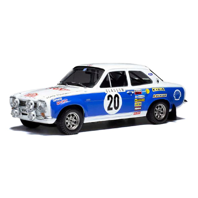 【送料無料】 IXO MODELS 1/18 フォード エスコート MK I RS 1600 1973年モンテカルロラリー #20 H.Mikkola/J.Porter 完成品ダイキャストミニカー 18RMC140|トイスタジアム1号店