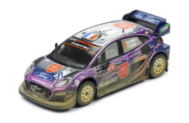 【送料無料】　IXO MODELS 1/43 フォード プーマ RALLY1 2022年アクロポリスラリー #7 P-L.Loubet/V.Landais 完成品ダイキャストミニカー RAM870