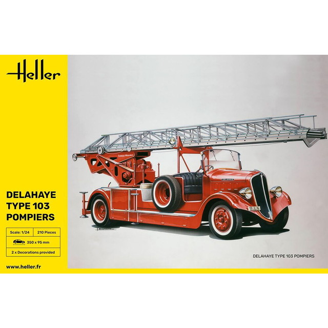 【送料無料】　エレール 1/24 ドライエ タイプ 103 消防車 プラモデル HE80780｜トイスタジアム1号店