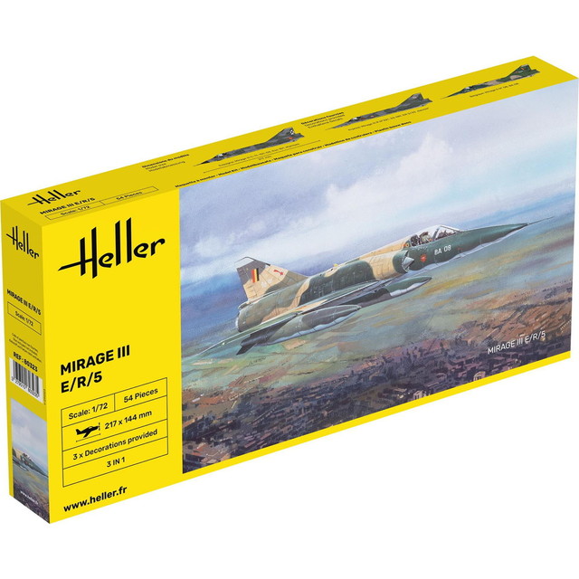 【送料無料】　エレール 1/72 フランス空軍 ミラージュIII E プラモデル HE80323