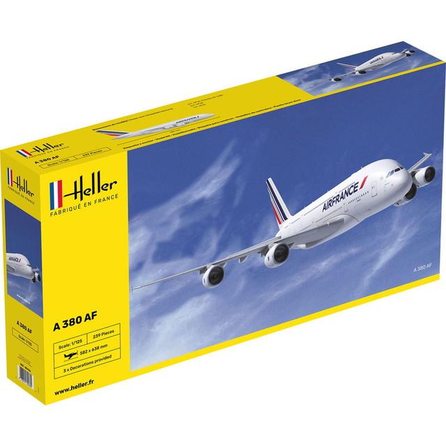 【貨物輸送無料】 エレール 1/125 A380 叫び泣きフランス共和国 プラモデル HE80436