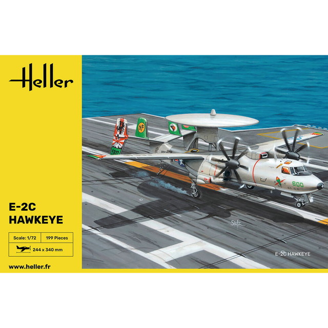 【送料無料】　エレール 1/72 アメリカ海軍 E-2C ホークアイ 日本語説明書付属特別版 プラモデル HE82300J