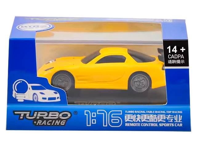 【送料無料】 HiTEC TURBO RACING 1/76 C71 Yellow On-road Car プロポレス C71YS