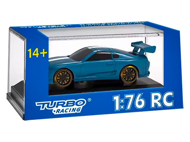 【送料無料】 HiTEC TURBO RACING 1/76 C63 Light Blue Drift Car プロポレス C63S|トイスタジアム1号店